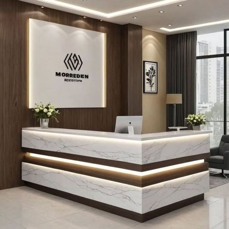 Project Meja Resepsionis Virsua Interior